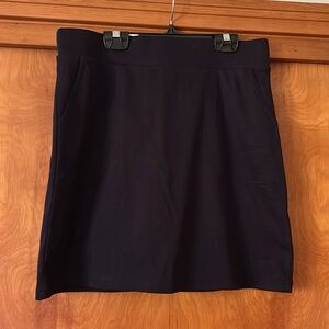 New Croft & Barrow knit Navy skort